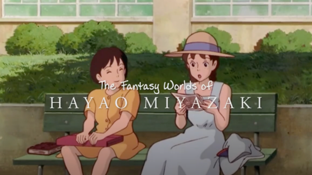 A still from a YouTube video on "The Fantasy Worlds of Hayao Miyazaki"